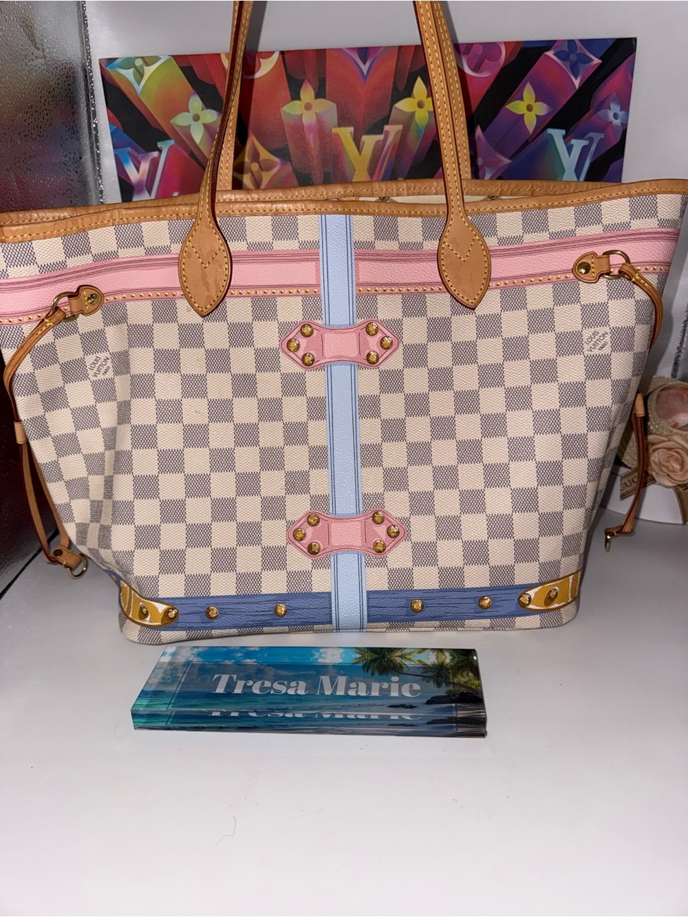 Louis Vuitton limited edition neverfull w pouch